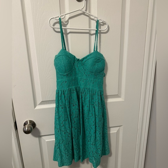 Size S blue notes dress - Picture 1 of 3